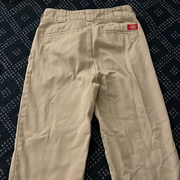 DICKIES Roll Hem Crop Wide Leg Pants - Picture 4 of 5